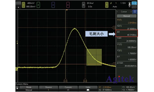 如何設置用示波器存儲的波形有毛刺去除毛刺？(圖4)