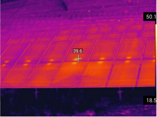 紅外熱成像技術在光伏板檢測領域運用