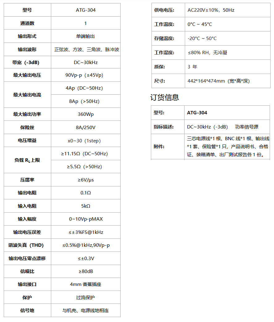 ATG-304功率信號源(圖1)